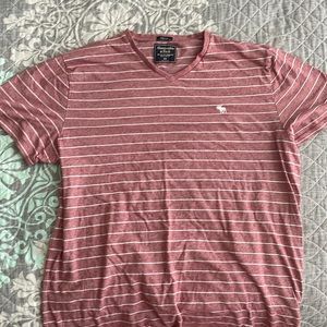 Striped Abercrombie & Firtch mens muscle tshirt